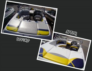 Before and After of Tige Boat Renovation